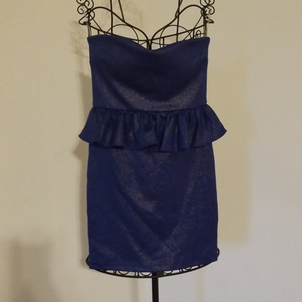 Sparkly blue dress